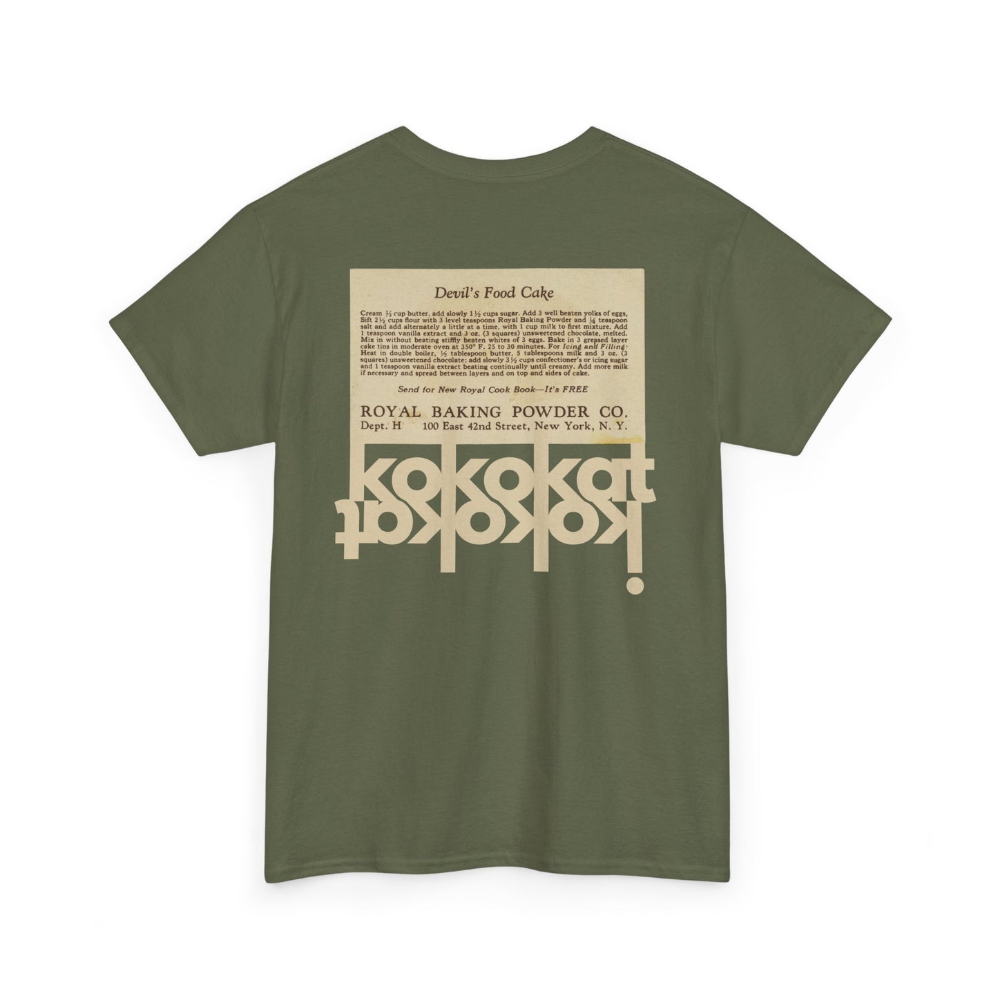 Kokokat Devil's Cake 100% Cotton Unisex T-Shirt