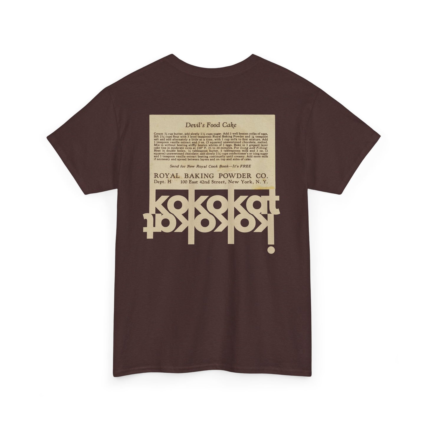 Kokokat Devil's Cake 100% Cotton Unisex T-Shirt