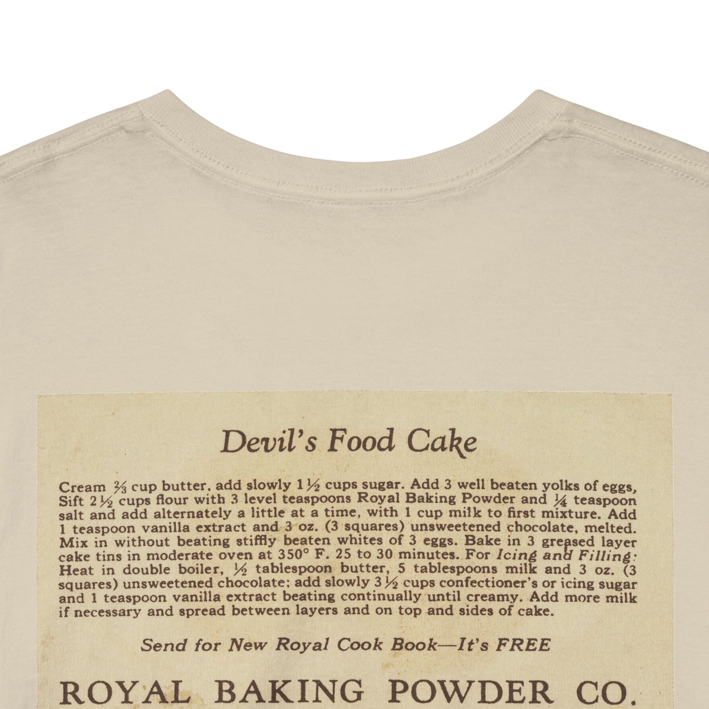 Kokokat Devil's Cake 100% Cotton Unisex T-Shirt