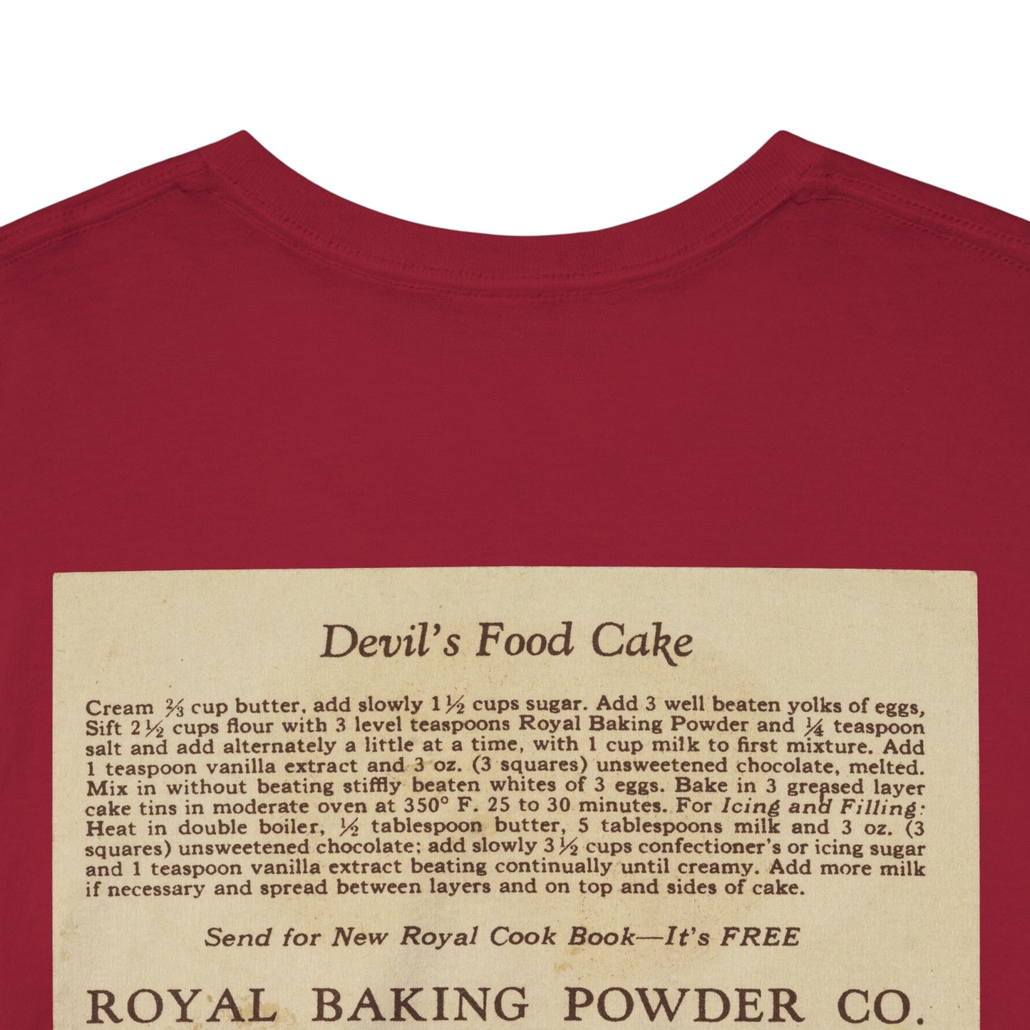 Kokokat Devil's Cake 100% Cotton Unisex T-Shirt