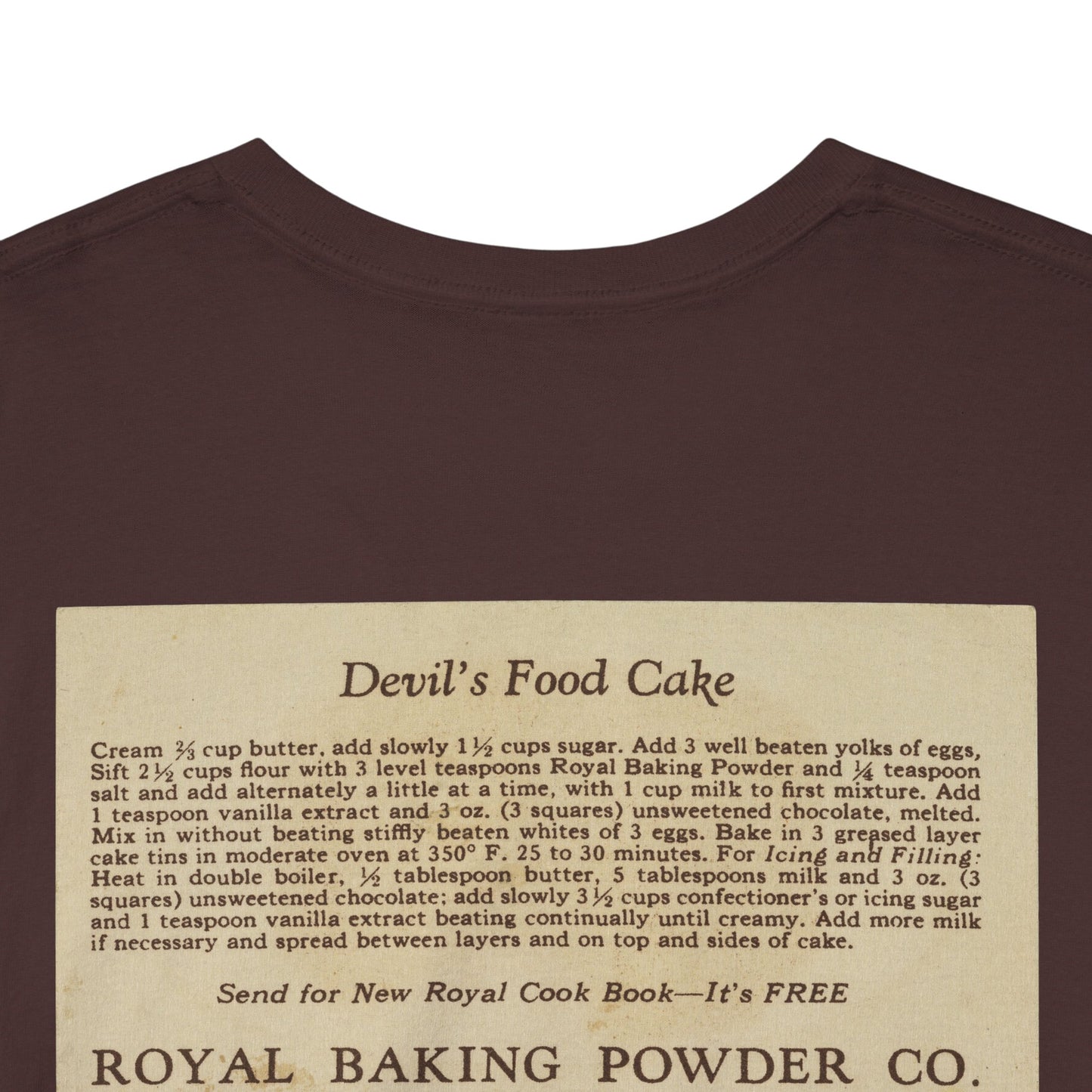 Kokokat Devil's Cake 100% Cotton Unisex T-Shirt
